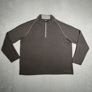 FreeFly‎ Shirt Mens 3XL Gray 1/4 Zip Pullover Performance Bamboo Casual Preppy